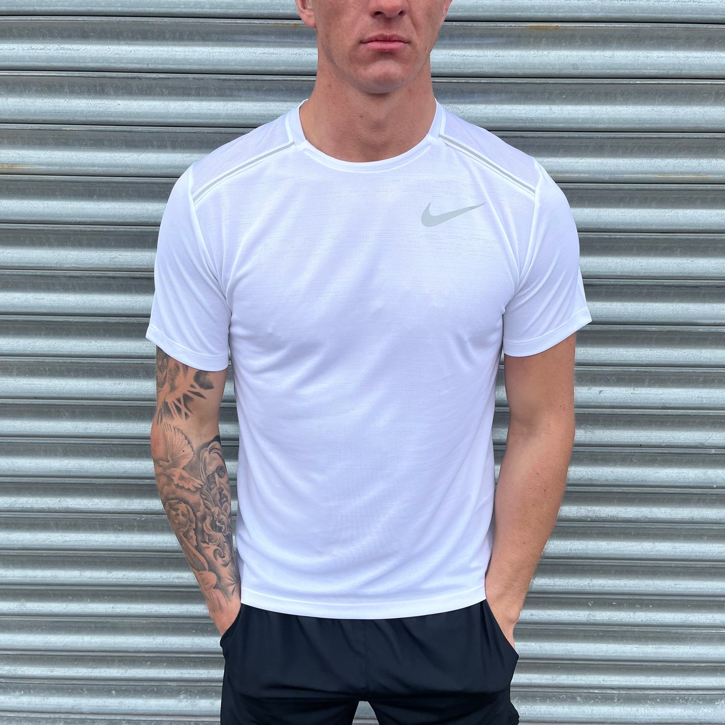 Nike Miler 1.0 T-Shirt - Ice White