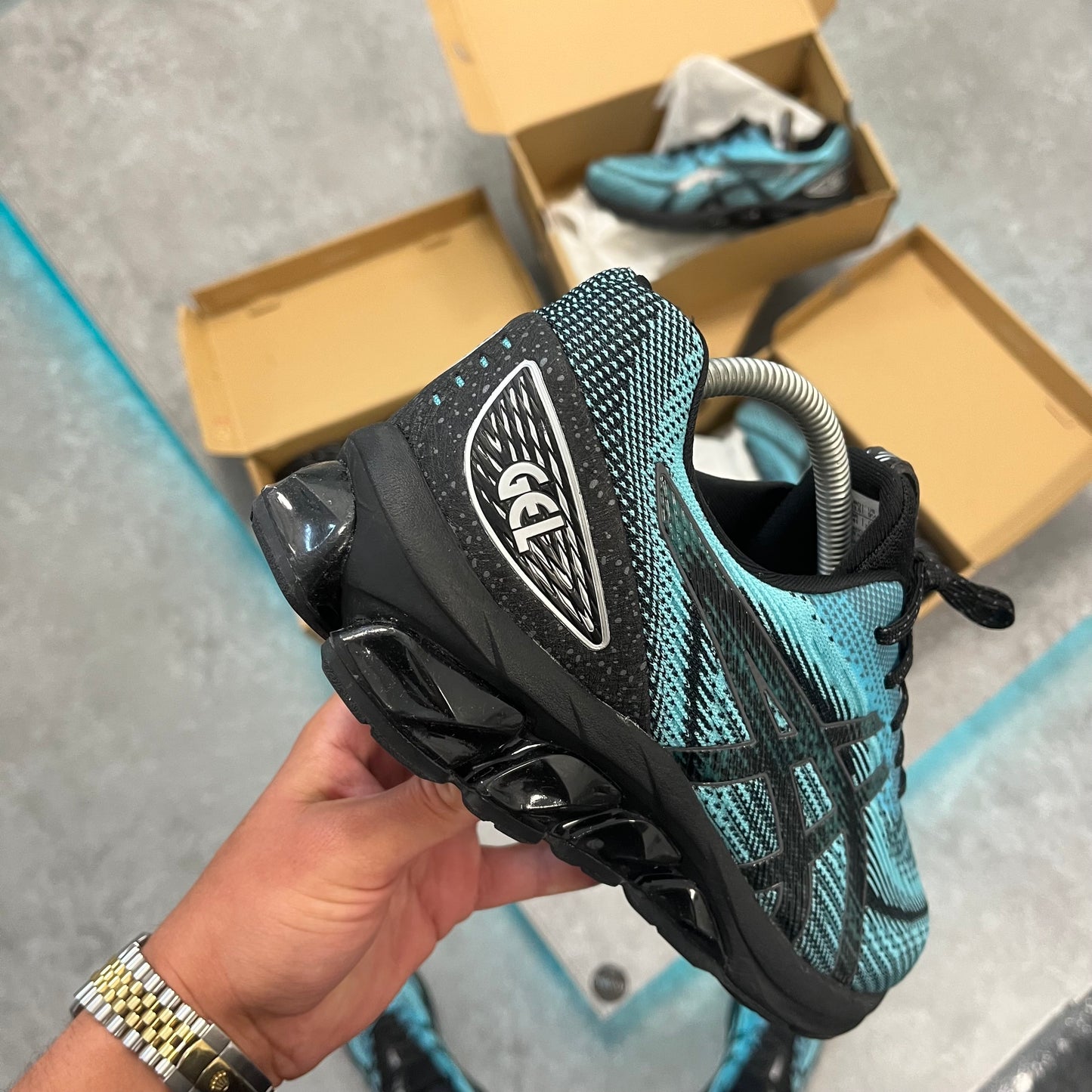 Asics Gel Quantum 180 VII - Black/Cyan