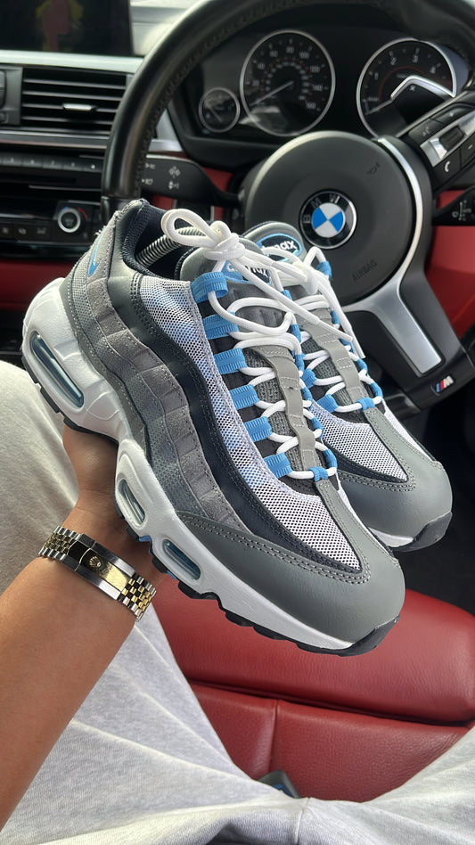 Nike Air Max 95’s - University Blue/Grey