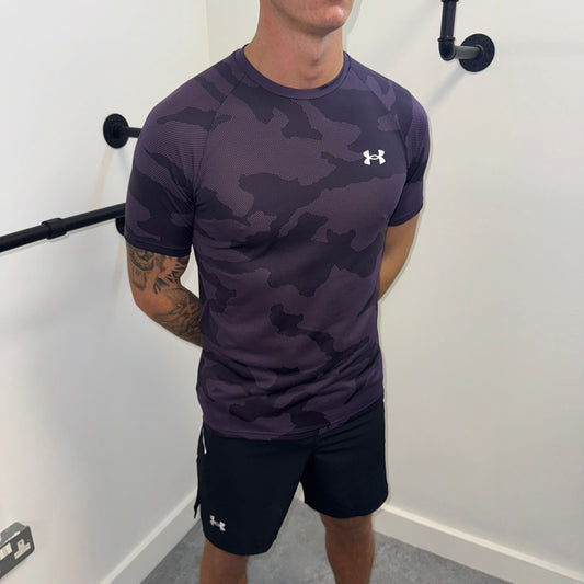 Under Armour Jacquard T-Shirt - Purple