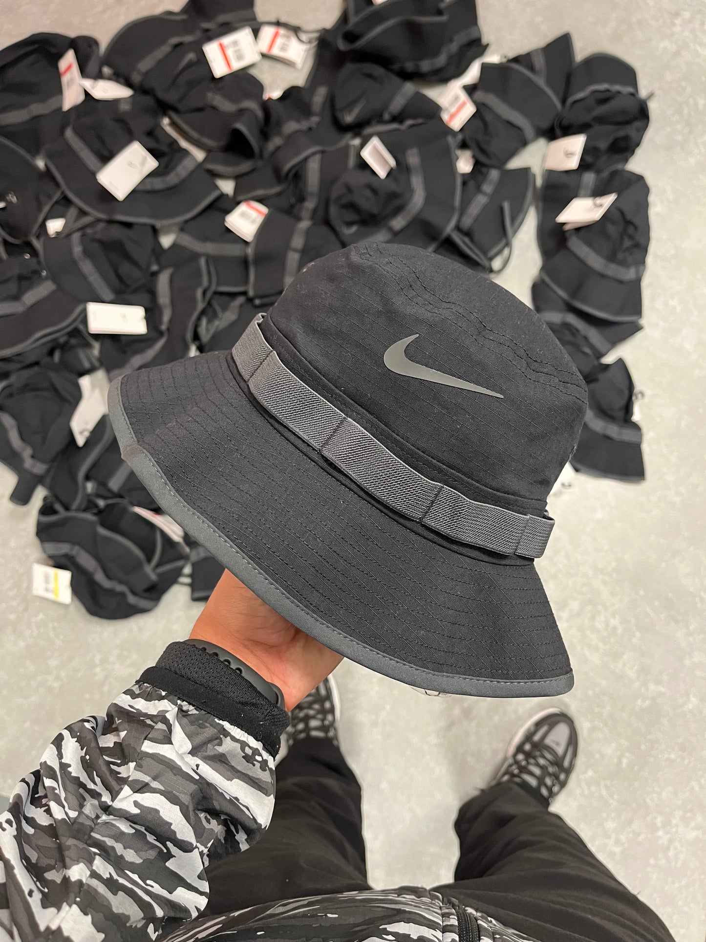 Nike Boonie Bucket Hat - Black/Anthracite