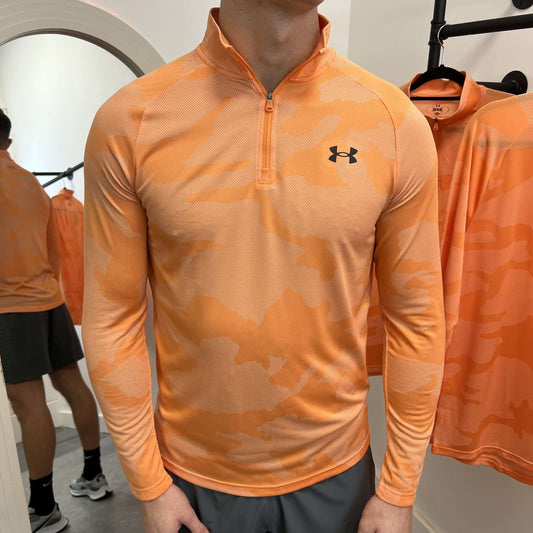 Under Armour Jacquard 1/4 Zip - Peach