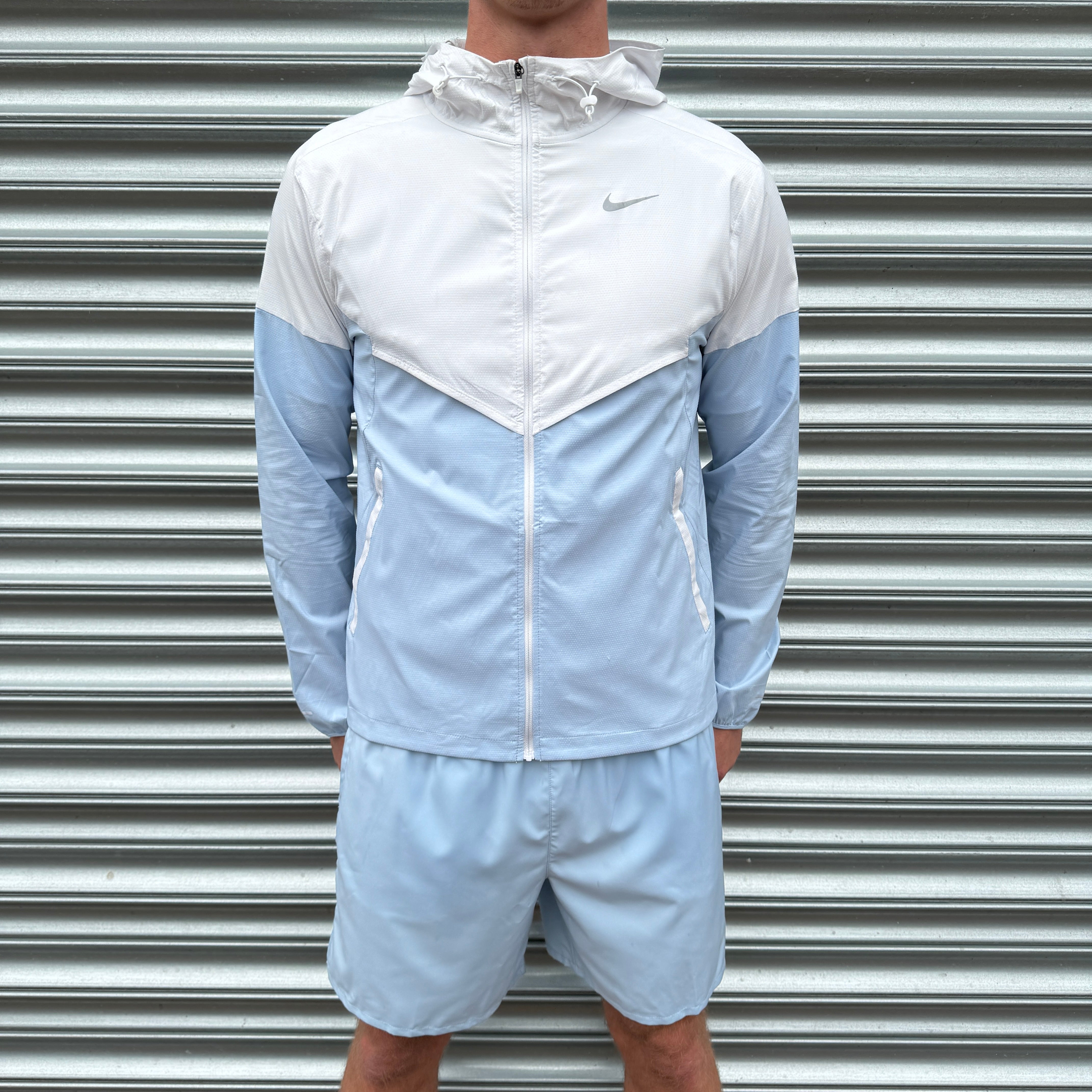 Nike Packable Windrunner Jacket Set - Baby Blue – Barello Clo