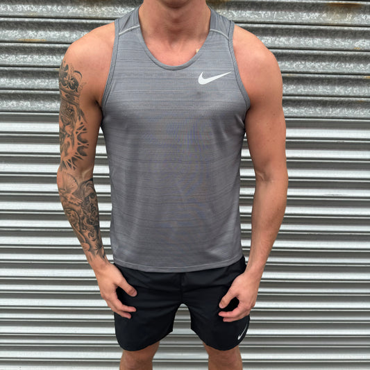 Nike DRI-FIT Miler Vest - Grey