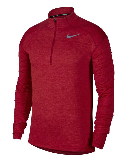 Nike 1.0 Element 1/4 Zip - Lava Red