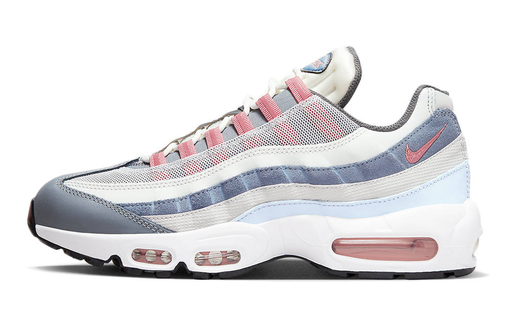 Air max 95 white pink hot sale and blue